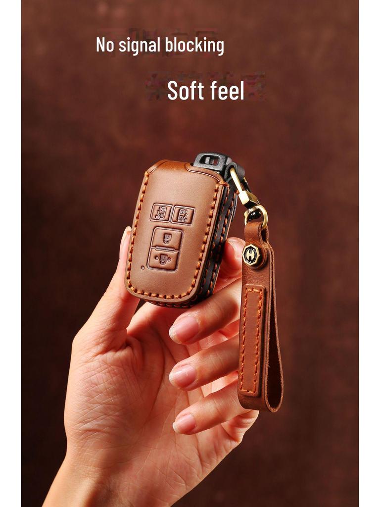 Genuine Leather Key Bag for 09-11 Toyota Camry/Crown/Land Cruiser