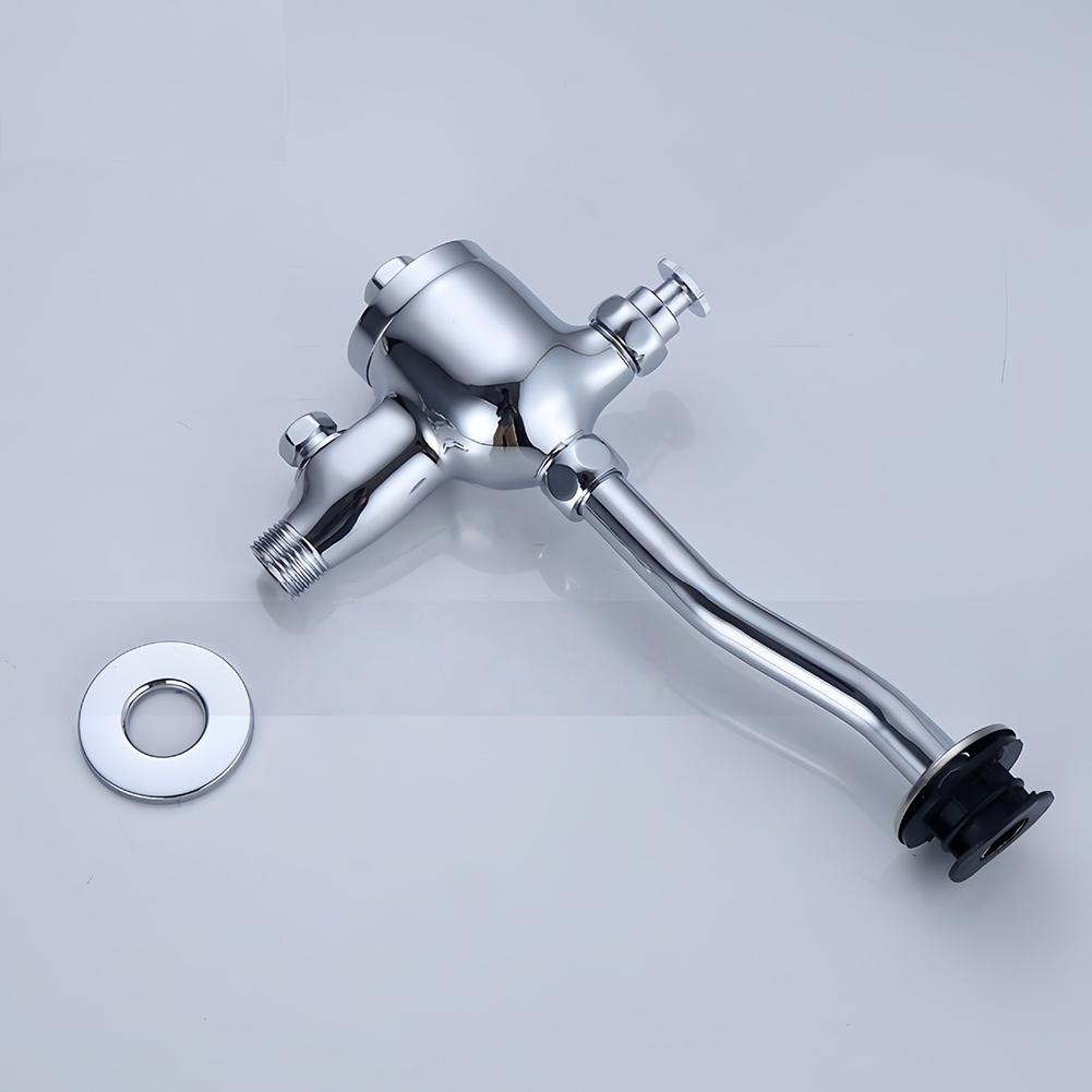 Automatic Shutoff Valve Time Delay Flush Valve Restroom Upgrade Copper Flush Valve Mechanism Versatile Installation