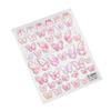 Nail Stickers Elegant False Nail Decorations Removable Manicure Stickers Decals for Acrylic Gel Nails