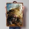 MMonster Hunter Tinplate Posters Custom Wall Art Vintage Metal Signs Retro Tin Plaque for Gaming Decoration Room Bar Accessories