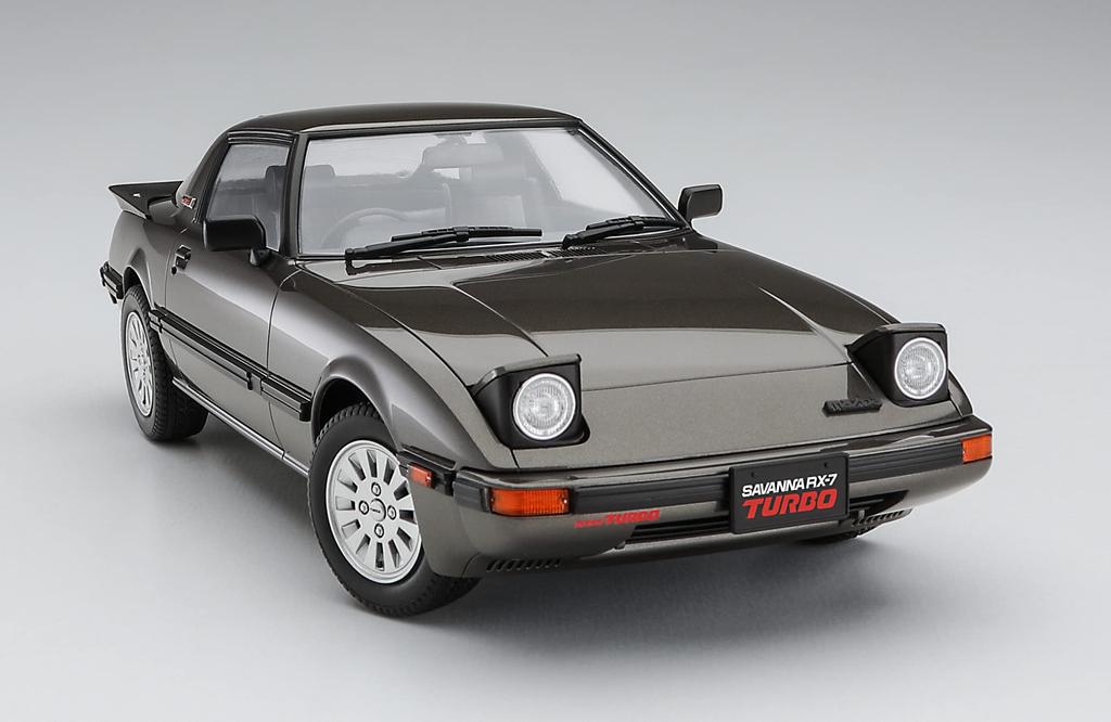 Hasegawa Mazda Savanna Late Model Turbo GT Plastic Model Kit HC52 1/24 RX-7 (SA22C)