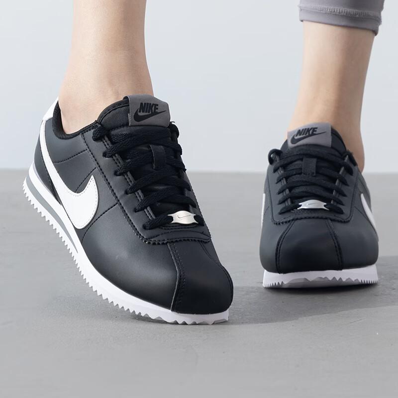 Nike Cortez GS Black White Kids Sneakers Cool-Grey DM0950-001