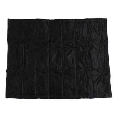 Kamin Decke Schwarz Oxford Stoff 2 Schichten Baumwolle Haken und Schleife Kamin Zugluftstopper für
