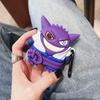 For Airpods 4 3 2 1 Case 2024 Pokemon Purple Gengar Shockproof Earphone Anime Cover For Airpods Pro 2 Case For Kids Funda