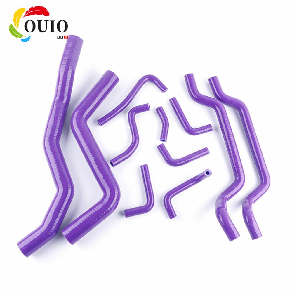 Fit Mitsubishi 95-99 Eclipse 2G GSX DSM 4G63T Silicone Pipe Radiator&Heater Hose Kit
