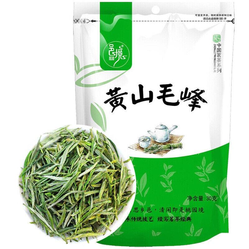 Huangshan Maofeng Green Tea New Bagged Home Bubble-resistant Fragrant Tea 30G