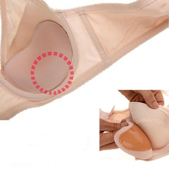 Breast Enhancer Heart Shape Push Up Comfortable Silicone Chest Insert Pad for Wedding