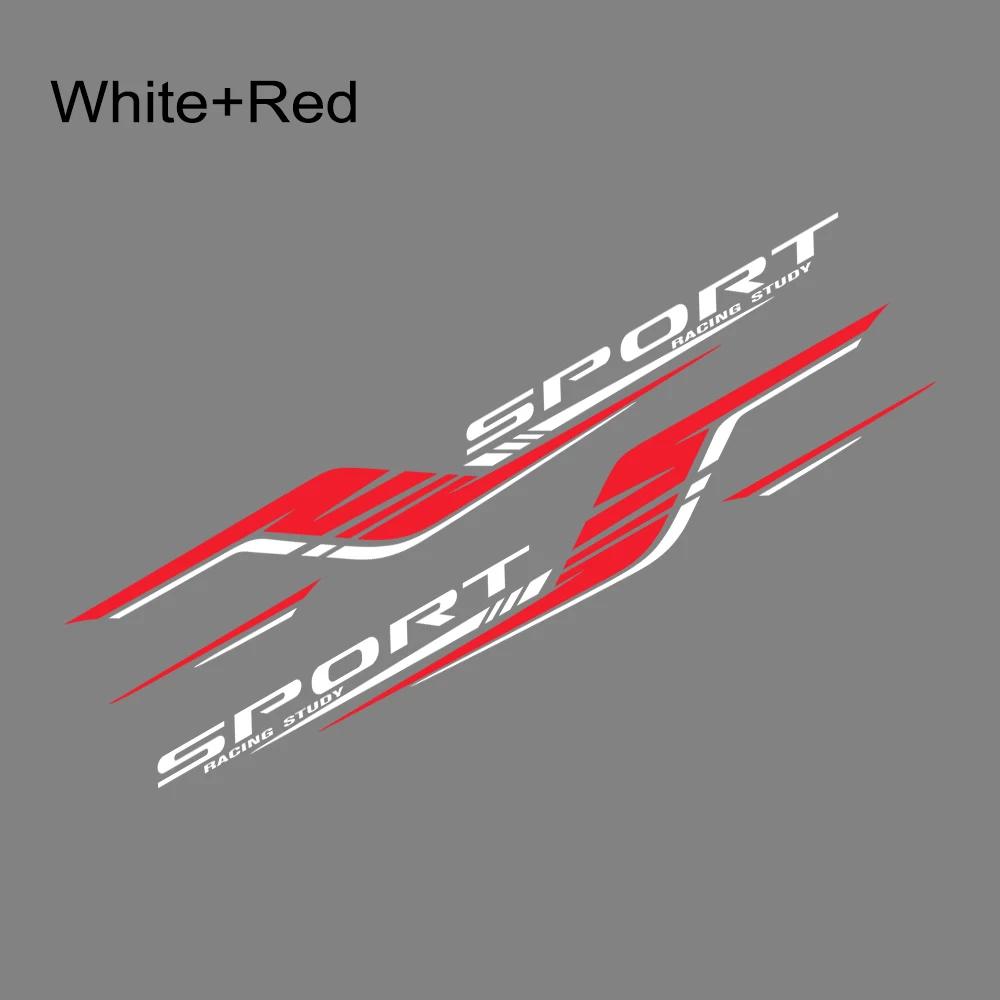 2PCS Long Stripes Car Decals Left and Right Side Vinyl Decals Personalized Waterproof Auto Body Decoration Stickers Accessories