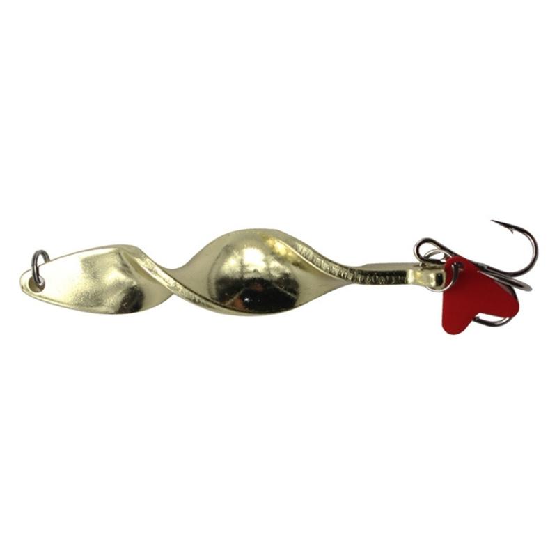Fishing Lure Spinner Trolling Spinning Spirals Long Cast Spoons Screw Rotation Jigbait Saltwater Trebles Hook Lures