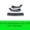 For 3PCS Ford Mustang Mach-E 2021 2022 Car Front Protector Bumper Lip Tuning Accessories Splitter Body Kit