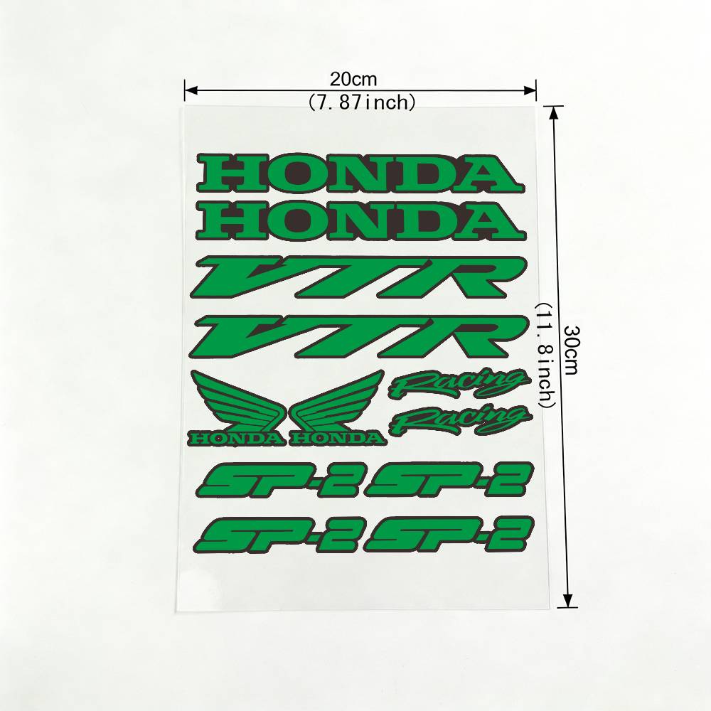 For HONDA VPR SP2 18 Colors Reflective Motorcycle Stickers Waterproof Vinyl Decals For Motorbike Helmet Fuel Tank Bike TP6
