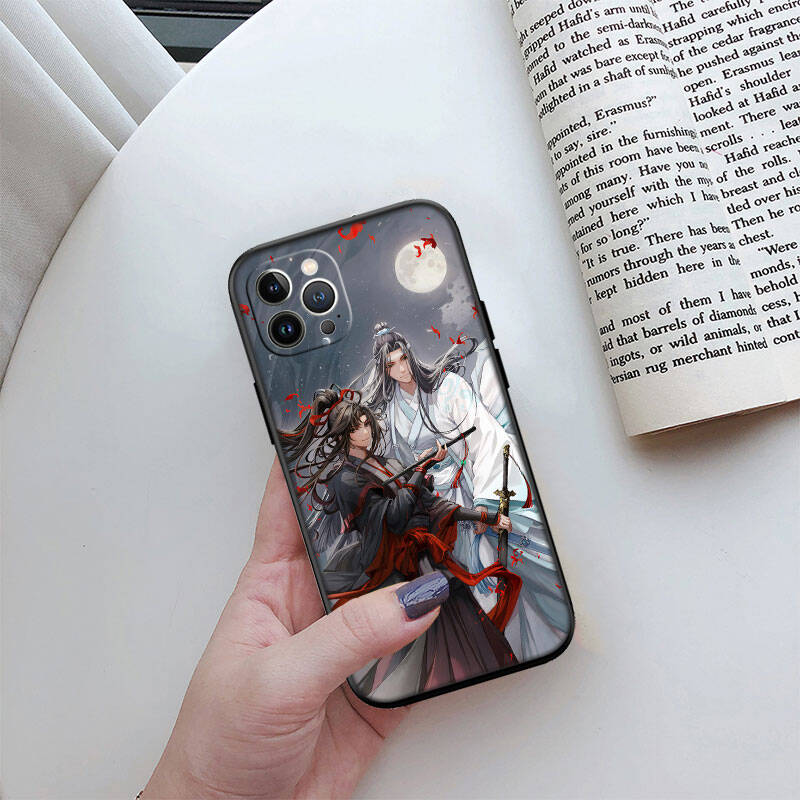 MH91 Mo Dao Zu Shi Phone Shell Case for iPhone 7 8 11 12 13 14 15 16 17 16E XS Pro Max XR X SE Air