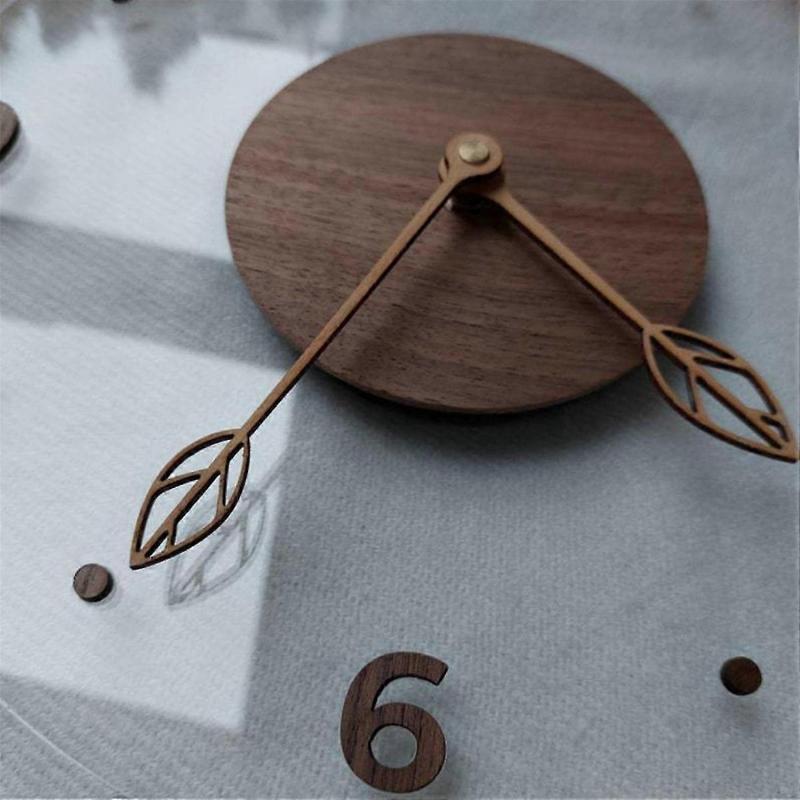 Nordic Simple Wall Clock Transparent Clock Wall Clock Living Room Home Wall Clock Decoration