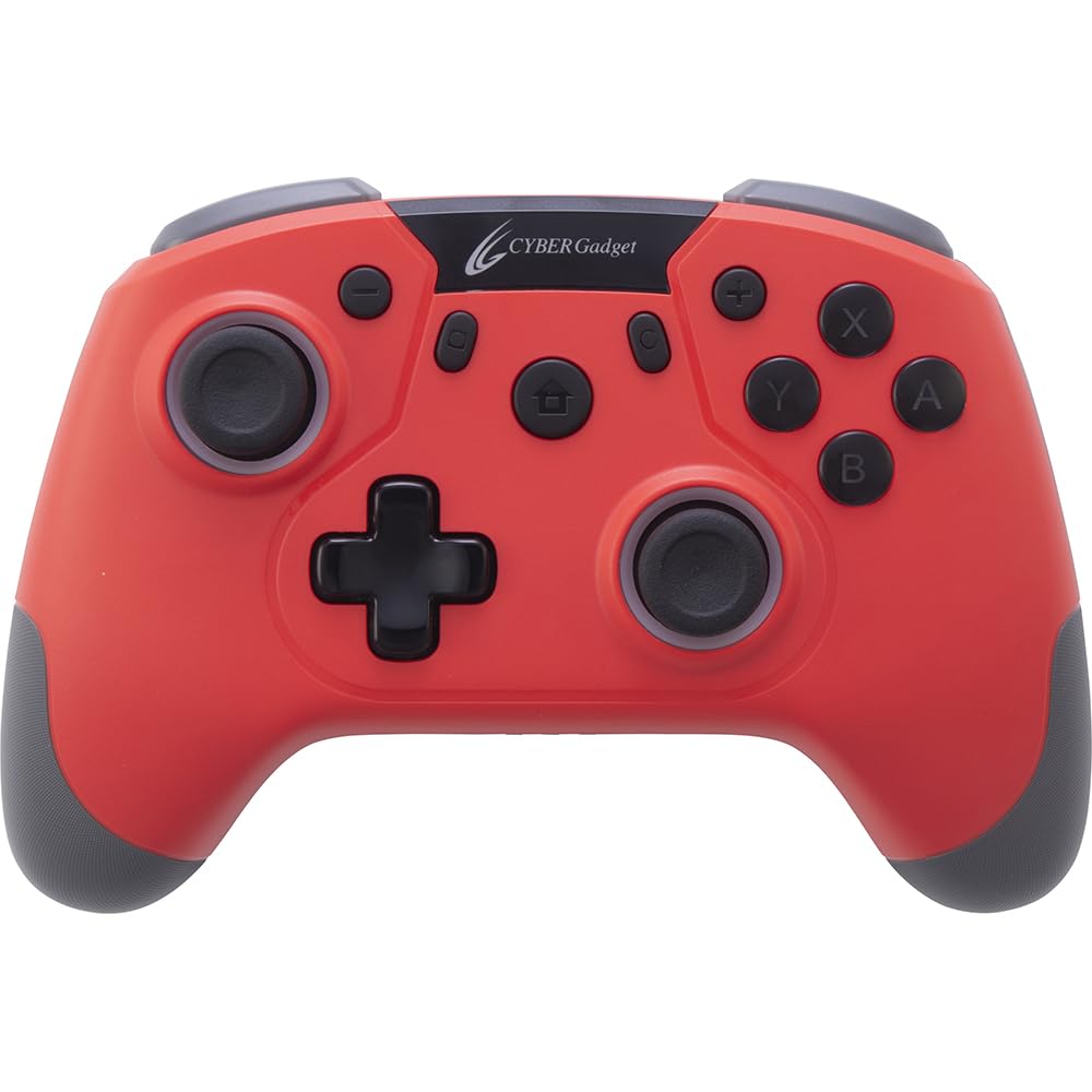 CYBER Gaming Controller HG Wireless Type Scarlet Switch (for SWITCH) -