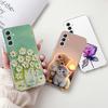 For Samsung A04s Case SM-A047M Clear Aesthetic Cute Cat Fashion Flowers Painted Back Cover For Samsung Galaxy A04s Phone Case