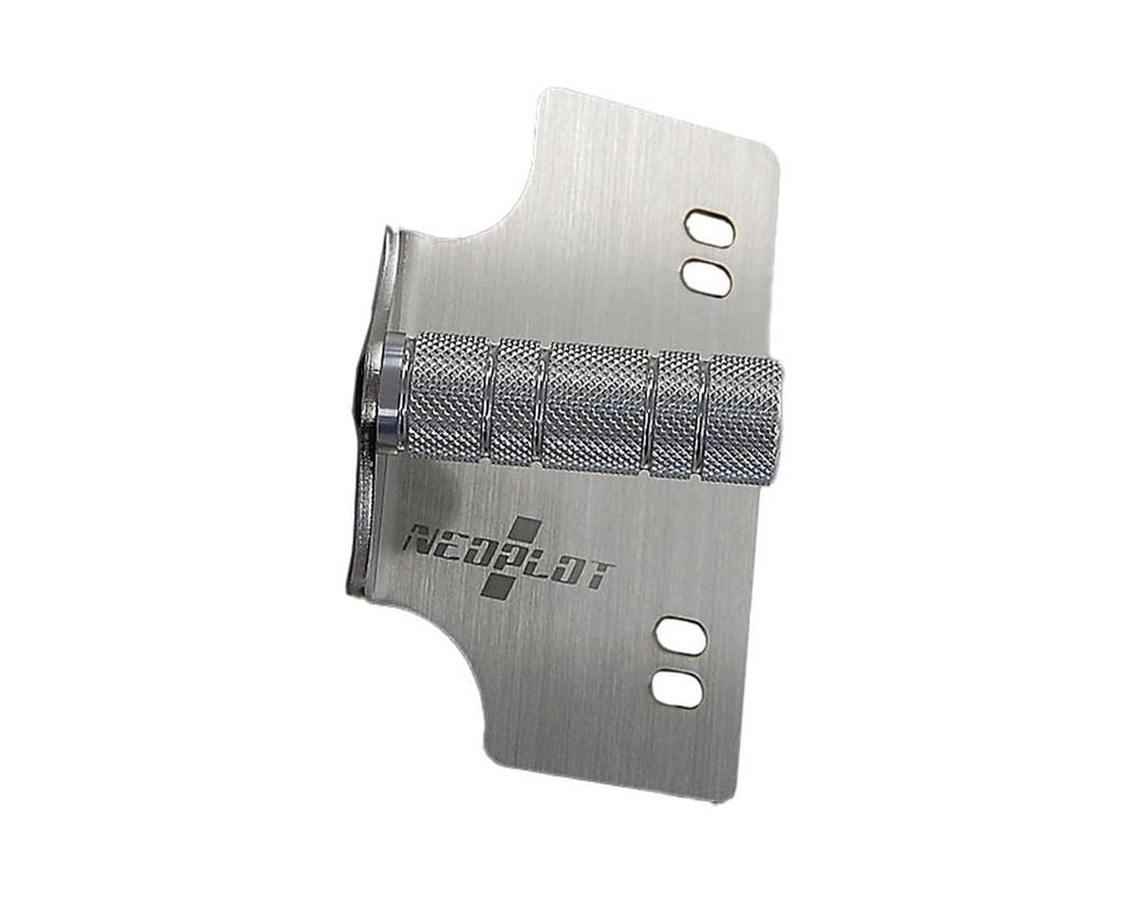 NEOPLOT Footrest Bar NEO NP70210 Adjustable Left Foot Position for Toyota 86 Subaru BRZ MT 7cm (ZN6) / (ZC6) Cars, Silver,