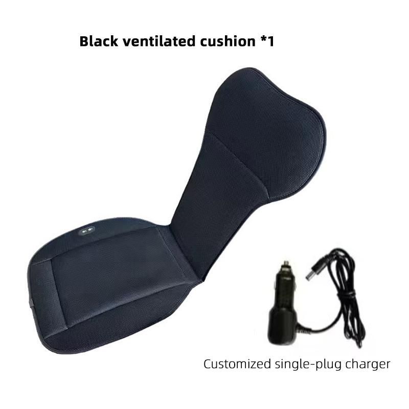 AMM1 For Tesla Model 3 Y Ventilation Seat Cushion DC 12V Spacer Car Summer Cool Air Seat Cushion Fast Blowing Ventilation Seat Coolin