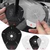2 Stück Auto Scheibenwischer Schutzabdeckung Staub Wischer Emblem Auto Styling für Pajero Outlander XL Montero Lancer Triton