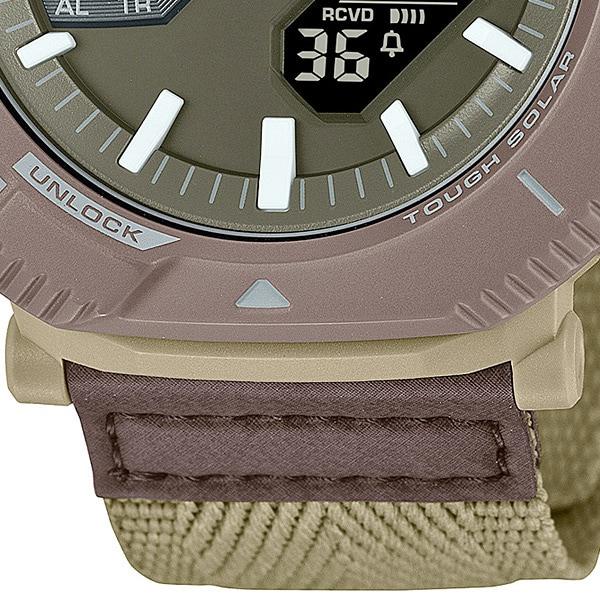 Casio Herren PRO TREK PRJ-B001B-5JF [PRO TREK Hiker Line (Erdfarbe) Thema Modell] Runde Uhr