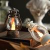 Exquisite Candle Lantern Glare Free Enhance Atmosphere Durable Mini Lantern with Flickering LED Candles Decor