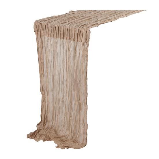 Tischläufer, rustikale Tischdecke, weich, waschbar, lichtecht, handgefärbte Tischdecke, Hochzeitsfeier-Dekoration