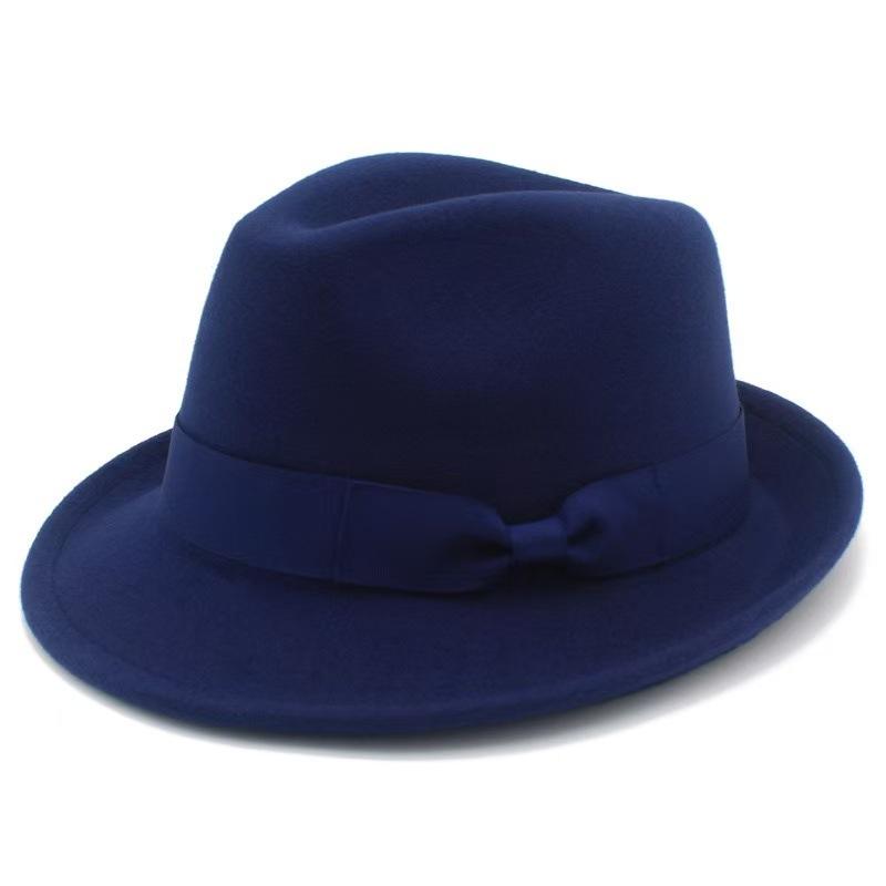 Popular European and American Fashion Versatile Top Hat British Style Jazz Hat Retro Felt Hat Top Hat