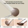 2 Pcs Half Fan-shaped Nose Shadow Brush Portable Angled Nose Contouring Highlighter Powder Brush Make Up Tools
