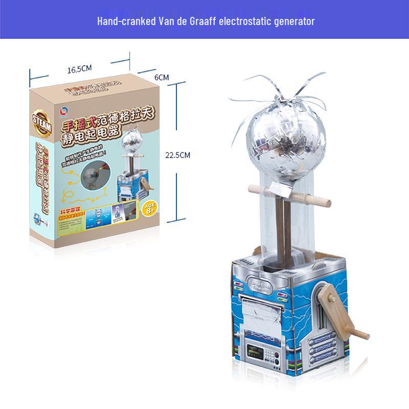 

Набор-пазл трансграничного образовательного электростатического генератора для физики начальной школы.