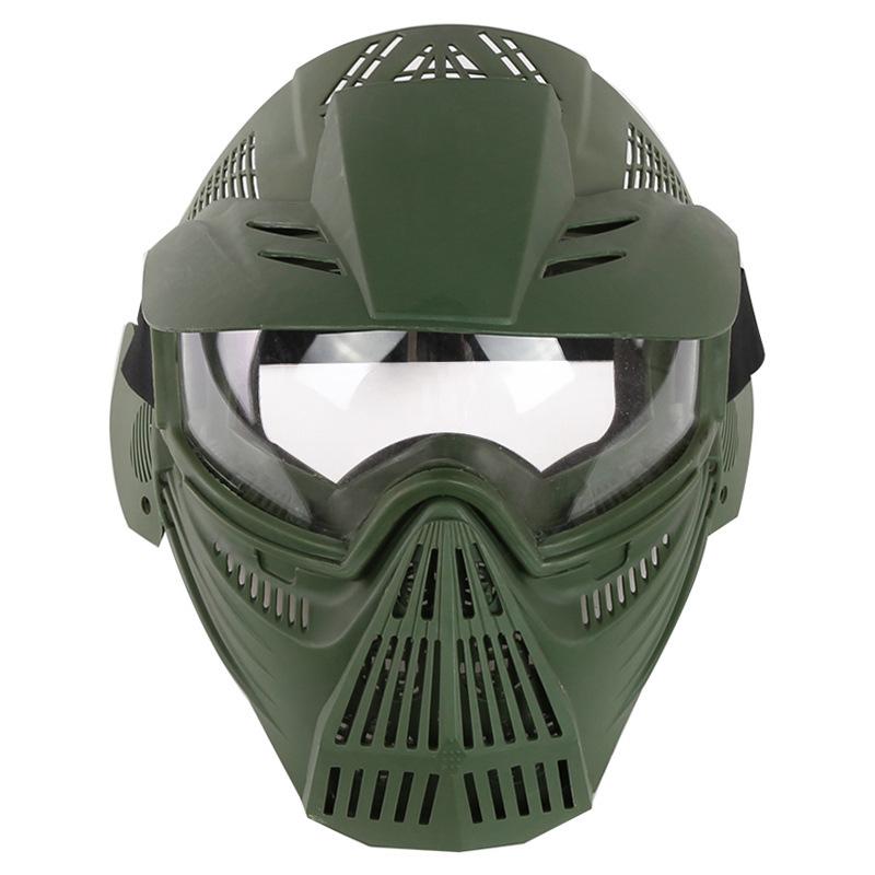 Tactical Dog Mask with Sports Lens and Nylon Protection