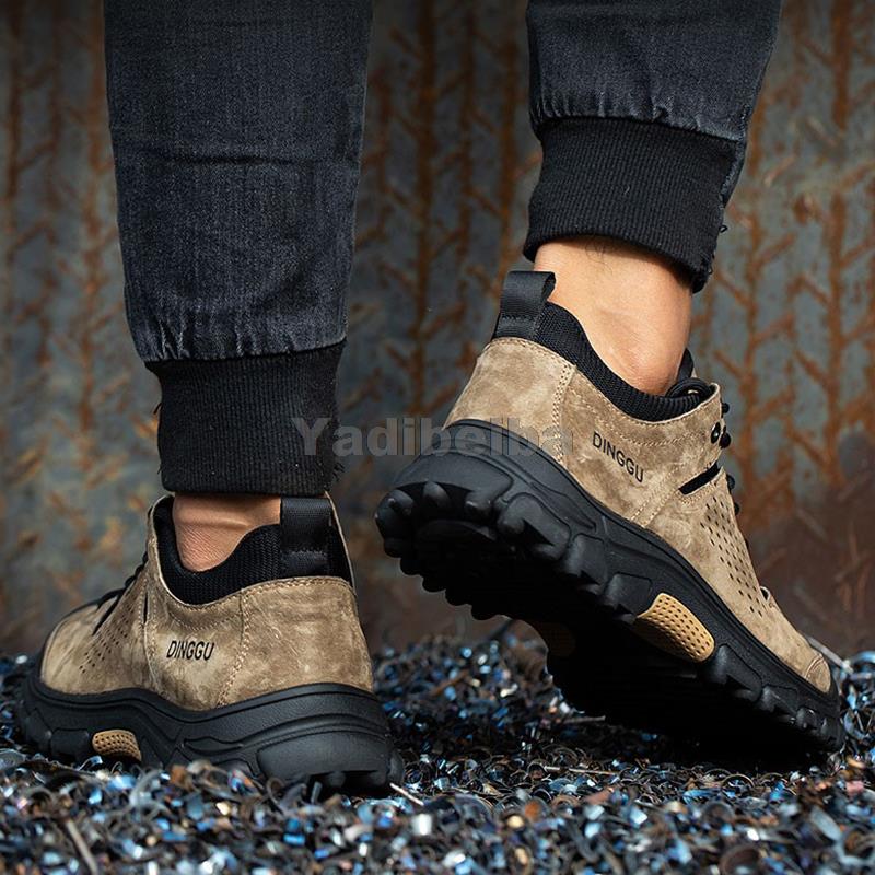 Construction Male Industrial Shoes Anti-smash Anti-puncture Work Shoes Indestructible Safety Shoes Men Steel Toe Sneakers