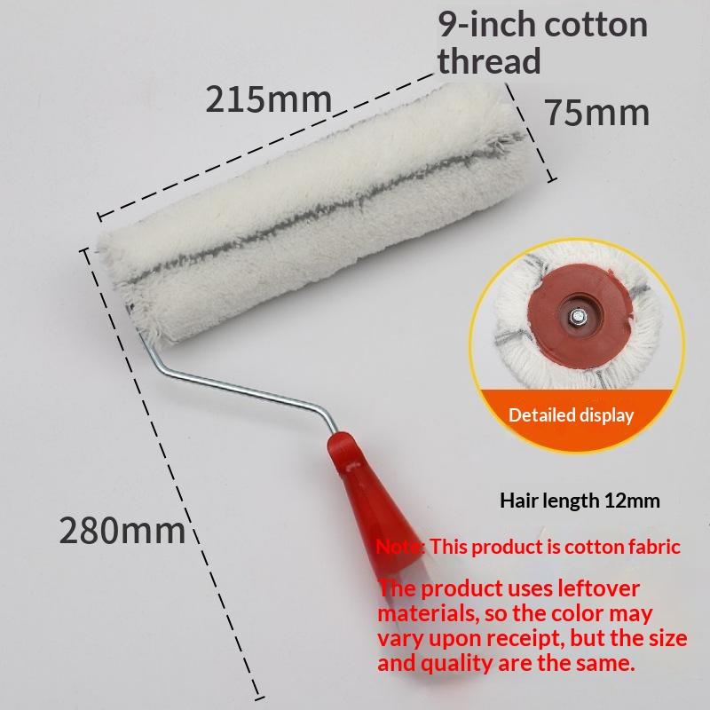 Paint Roller Brush Multiple Sizes High Density Lint Free Fabric Perfect For Home Wall Painting Diy Renovation Projects