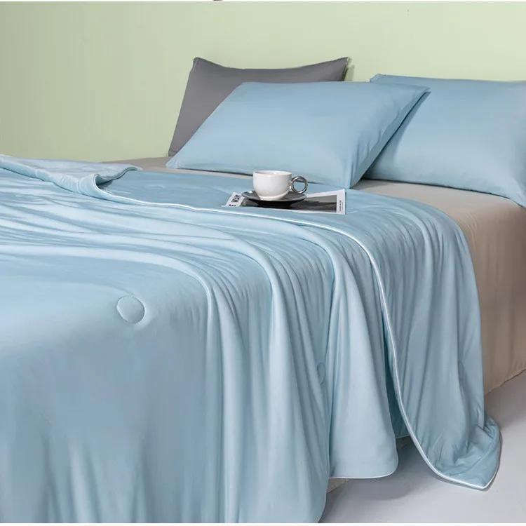 Class A Cool Ice Silk Towel Quilt Summer Thin Office Nap Blanket Sofa Blanket Summer Cool Air Conditioning Cover Blanket