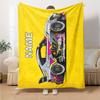 Custom Name Racing Theme Printed Blanket - Perfect for Couch, Bed, Travel & Outdoor Use | Machine Washable, Cozy & Durable.