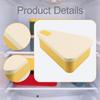 Food Grade Silicone Pizza Storage Box Lunch Sturdy Multipurpose Easy Cleaning for Home & Travel