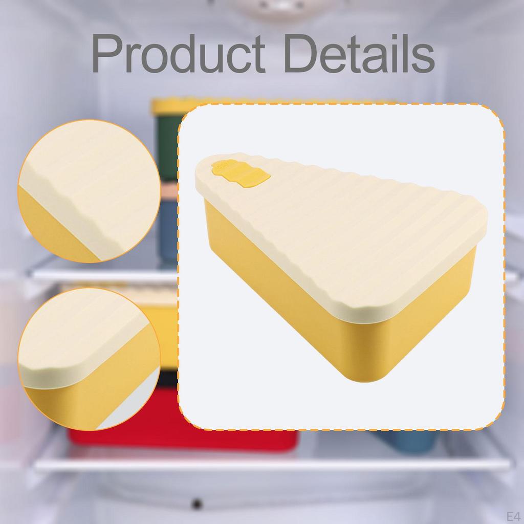 Food Grade Silicone Pizza Storage Box Lunch Sturdy Multipurpose Easy Cleaning for Home & Travel
