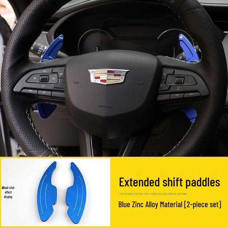 Aluminum Alloy Paddle Shifters for Cadillac CT4, CT5, XT4 Steering Wheel Modification
