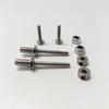 1Set Aluminum Alloy Landing Gear Sponge Wheels Shaft Axle for 20-25/25-40/50 Classes DIY RC Electric Plane Fixed Wing Aircraft
