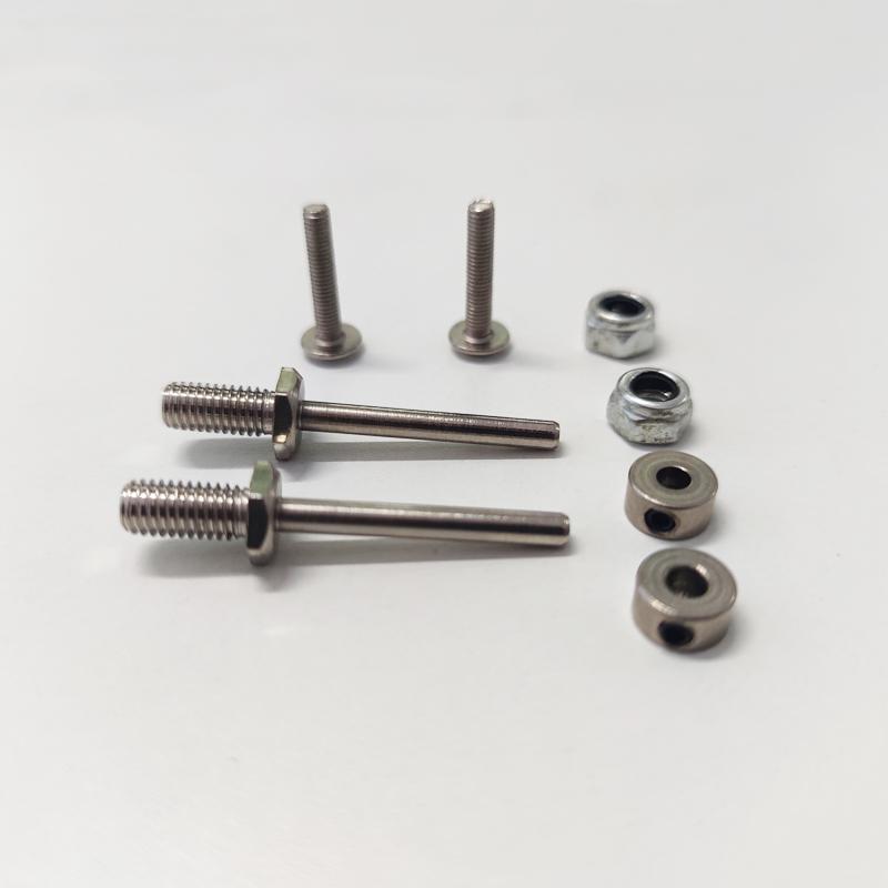 1Set Aluminum Alloy Landing Gear Sponge Wheels Shaft Axle for 20-25/25-40/50 Classes DIY RC Electric Plane Fixed Wing Aircraft