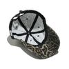 Vintage Leopard Print Baseball Cap for Women Men, Washed Cotton Adjustable Sun Hat Y2K Streetwear