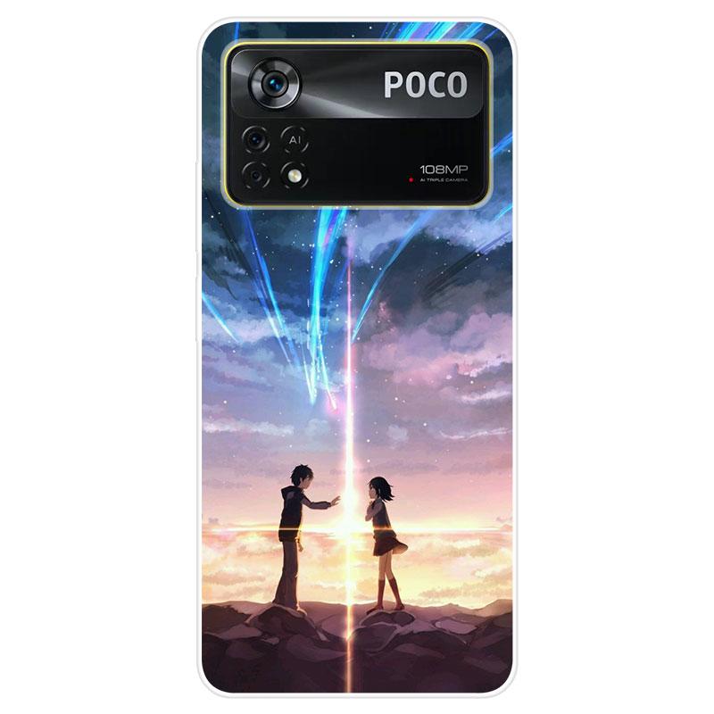 For Xiaomi Poco X4 Pro 5G PocoX4 Pro 5G Case Soft Silicone Back Cover Cartoon Phone Case Fashion