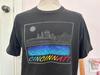 Vintage '90s Cincinnati Ohio City Skyline Black T Shirt Size XL