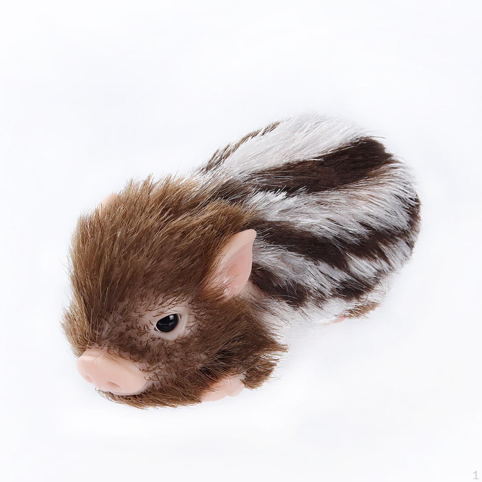 

Silicone Pig Cute Animal Doll Funny Photo Props Reborn Piggy Mini Toy for Kids Children