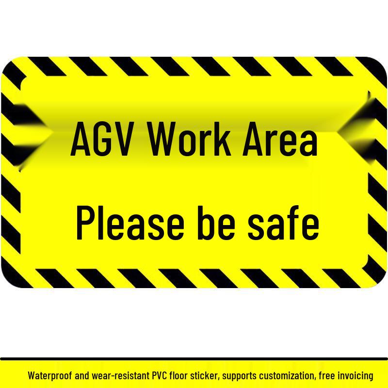 AGV Channel Route Indicator Sticker
