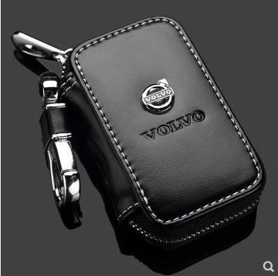 

Zipper Leather Key For Volvo XC40 XC60 XC90 C30 C70 S40 S60 S80 S90 T5 T6 T8 V40 V50 V60 V70 V90 AWD Universal Keychain Cover чёрный