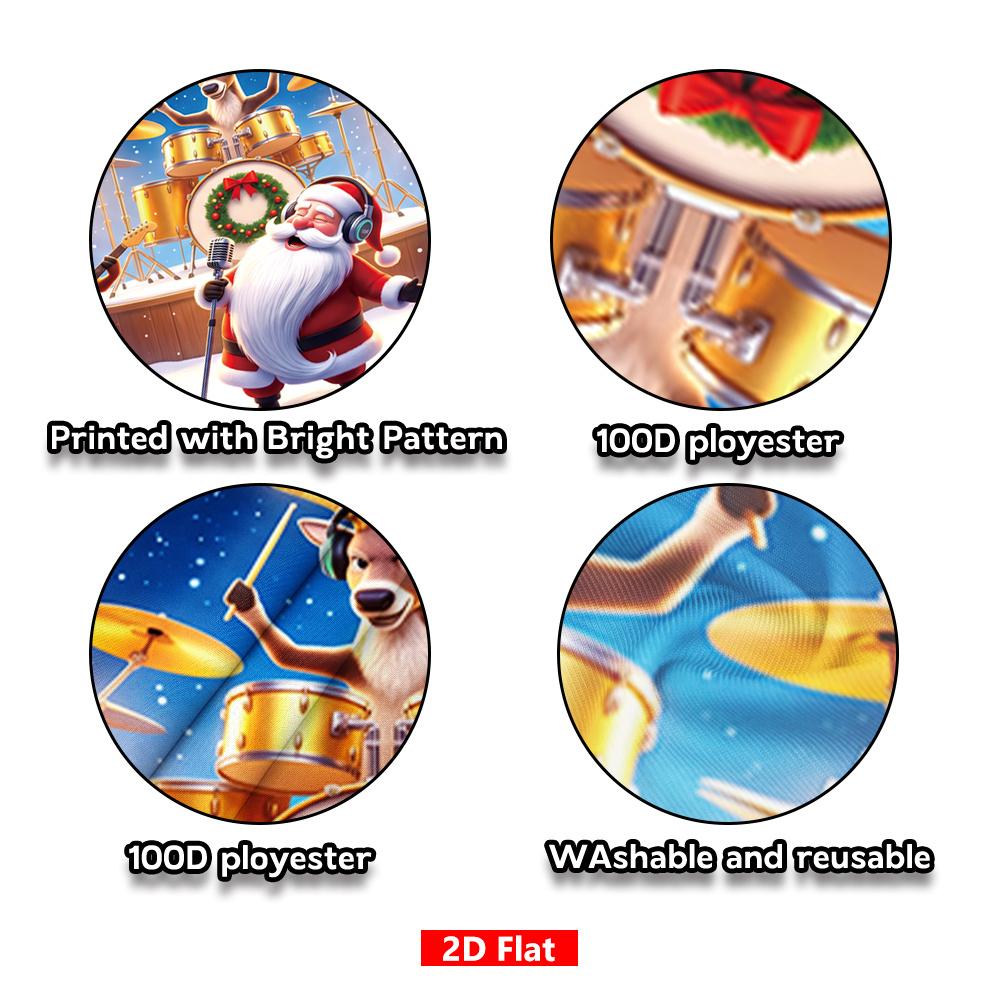 1Pcs Merry Christmas Sanctuary Wall Hanging Decoration Background Xmas Backdrop Decorations For Photo Studio Photo Booth Party