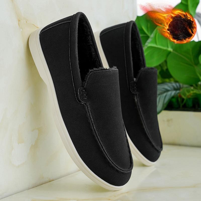 

Winter Men s Shoes Padded Soybean Shoes Fashion Casual Shoes Warm Lefebvre Shoes Cotton Shoes Comfortable Trendy Minimalist Versatile Shoes 39