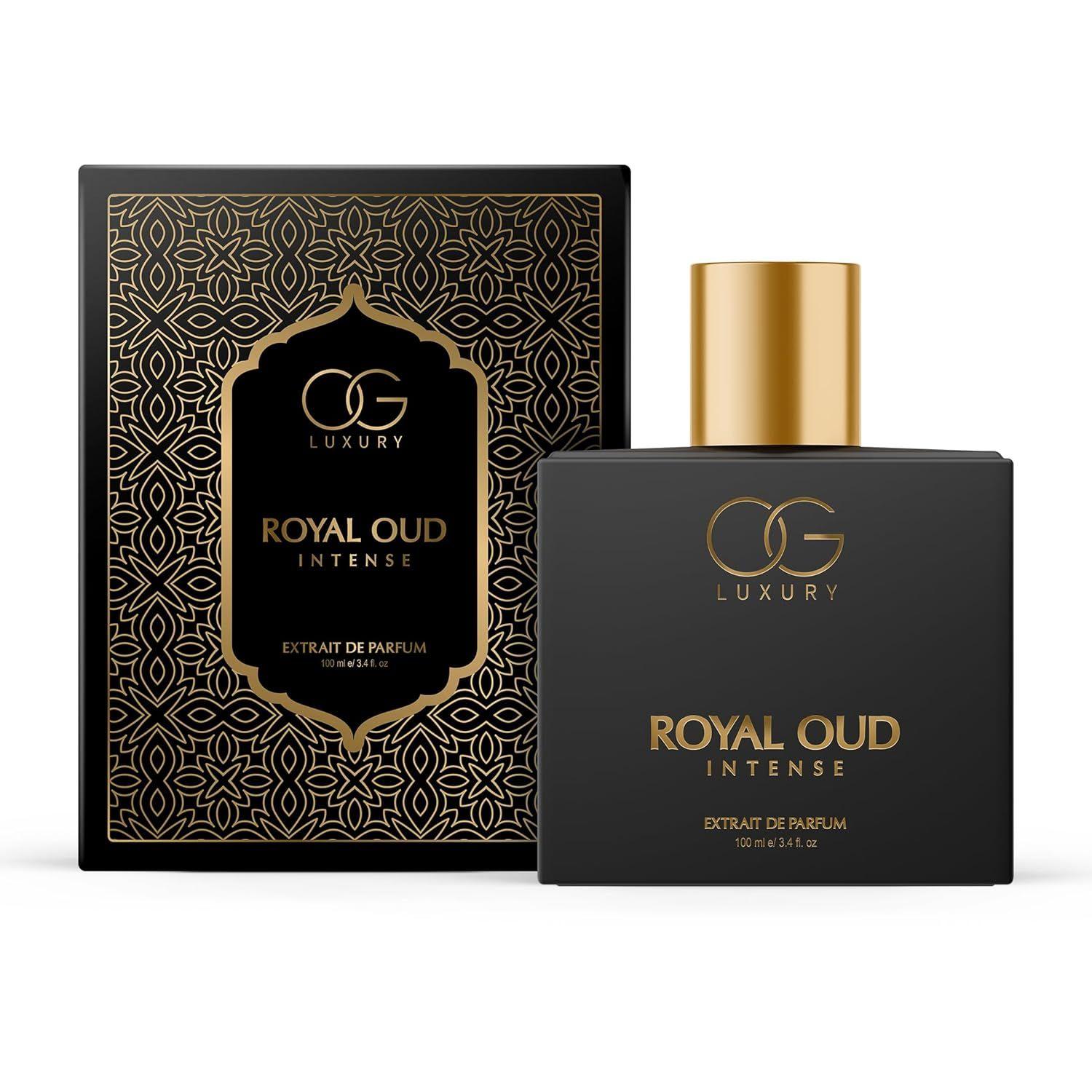 

OG Luxury Royal Oud Intense Extrait De Parfum для Мужчин | Стойкий Парфюм | Смелые Ноты Шафрана, Ветивера и Уда | Для Всех Случаев | 100ml