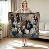 Anime DEATH NOTE Print Flannel Blanket High Quality Warm Comfortable Cover for All Seasons Perfect for Gifts Home Decor