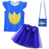 Children Cosplay Costume Girl dog man petey Clothing Halloween Carnival Set Blouse Skirt Sets Summer Casual Suit Party Costume