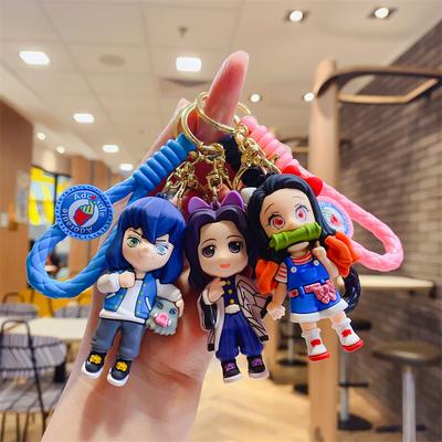 Chaveiro Figura Tridimensional Lâmina Extintora de Fantasmas Criativa de Desenho Animado Pingente Engraçado para Mochila Chaveiro de Carro Presente